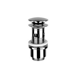 Gessi Technical Accessories Донный клапан для раковины с переливом Matt Black, Nero Opaco