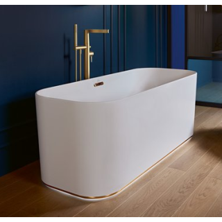 Villeroy&Boch Finion Ванна 170x70 см отдельностоящая с подсветкой Stone White