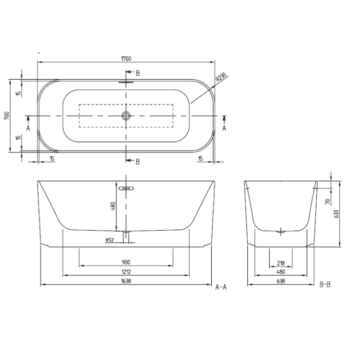 Villeroy&Boch UBQ177FIN7A100V401 ванна 170x70 см