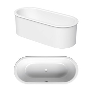 Bette BetteSuno Oval Ванна 177.5x77.5 см отдельностоящая белый