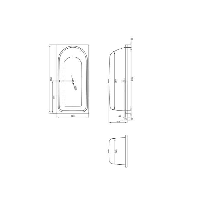 Ванна Bette 8865-000 170x80 см белый