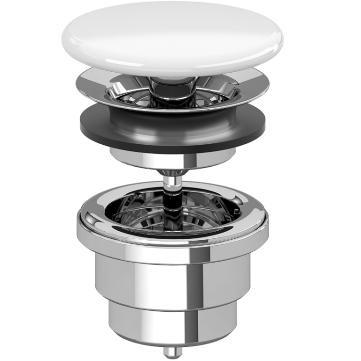 Villeroy&Boch 680800RW донный клапан Stone White