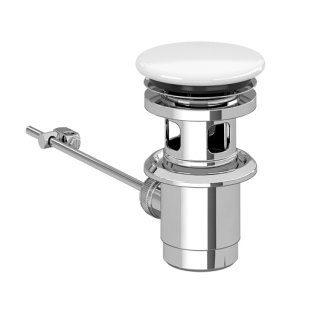 Villeroy&Boch Донный клапан для раковины клик-клак белый Alpin