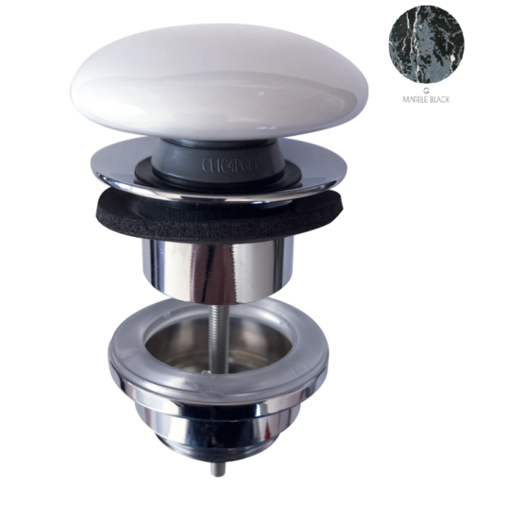 Донный клапан Scarabeo 10010/C ORS G для раковины