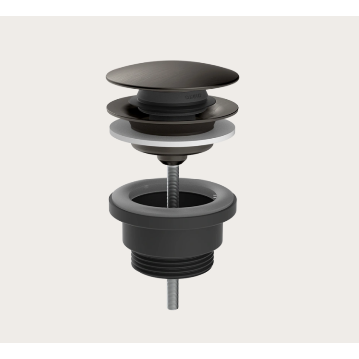 Gessi 01421#707 донный клапан клик-клак Black