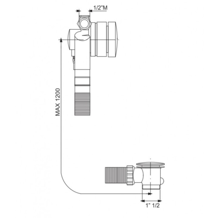 F2003ERCR слив-перелив Fima Carlo Frattini