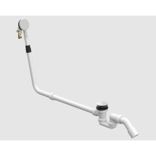 Bette BetteMono Flow Слив-перелив для ванны с функцией наполнения Blue Satin matt