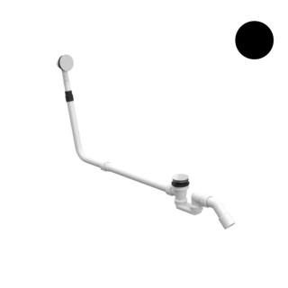 Bette Слив-перелив для ванны с функцией наполнения Ebony matt