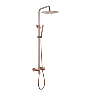 Boheme Uno Душевая система с изливом термостатическая Copper Brushed