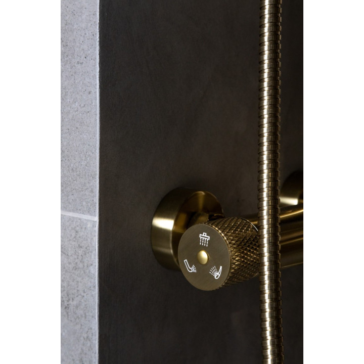 Boheme 468-G душевая система с изливом Gold