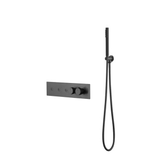 Boheme Fusion Душевая система термостатическая Gun Metall