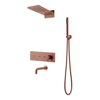 Boheme Fusion Душевая система с изливом Brushed Bronze