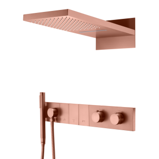 Boheme ZODIAC Душевая система термостатическая Copper Brushed