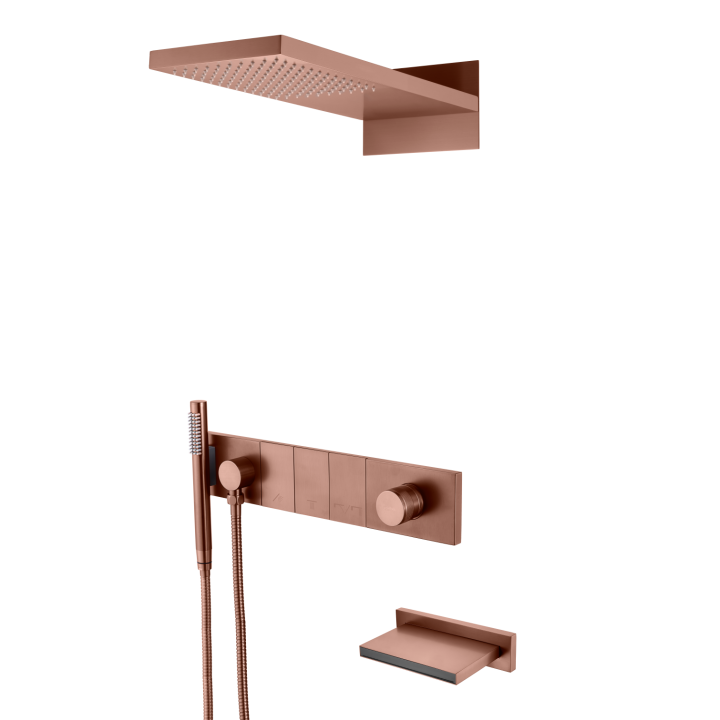 Душевая система Boheme 132-2-BRB Brushed Bronze