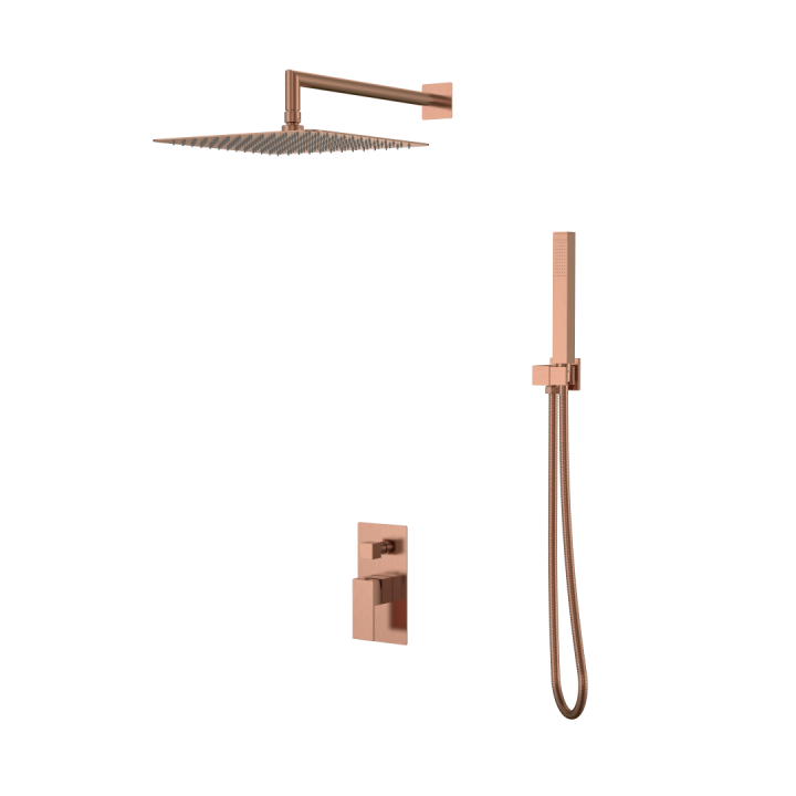 Boheme 474-3-CB душевая система Qubic Copper Brushed