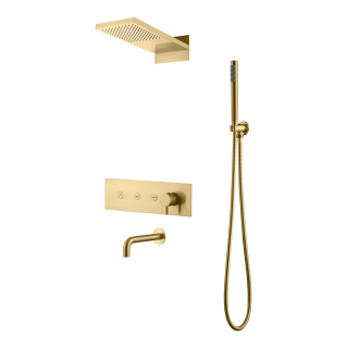 Boheme Fusion Душевая система с изливом Matt Gold