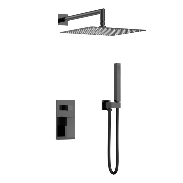 Душевая система 474-3-SGM Boheme Qubic Shine Gun Metall