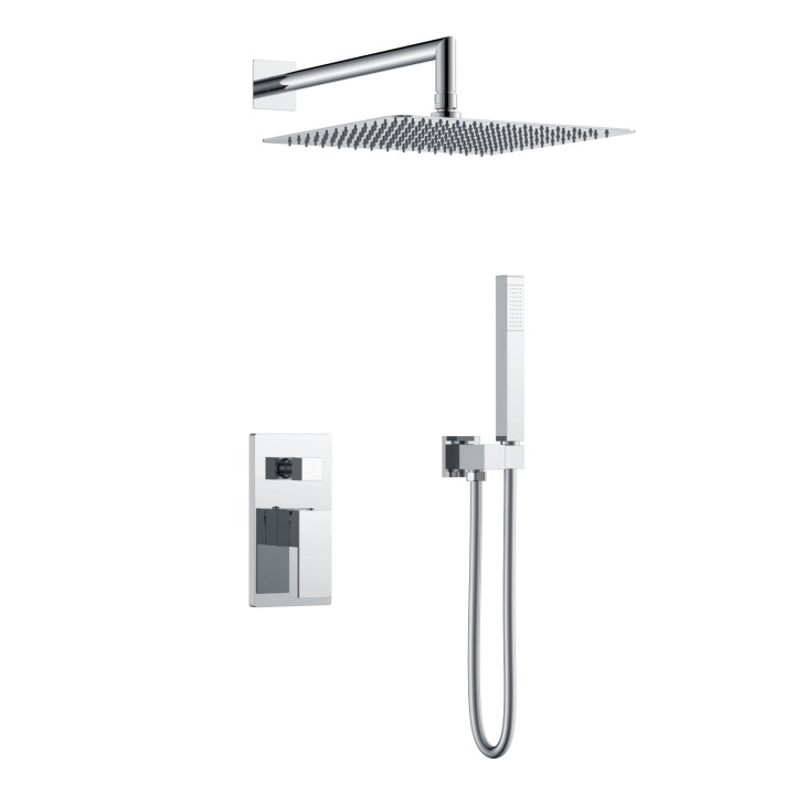 Boheme 474-3-CR душевая система Qubic Chrome