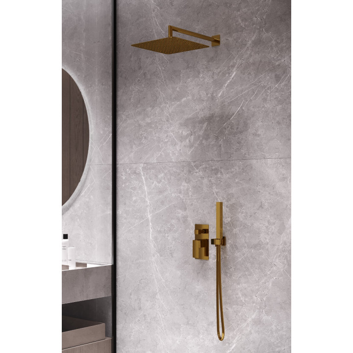 Душевая система 474-3-BR Boheme Qubic Bronze