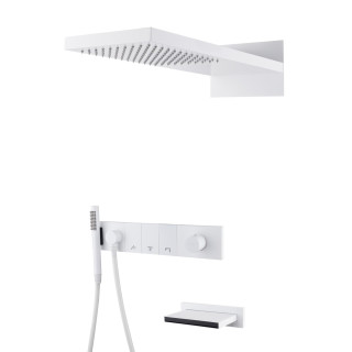 Boheme ZODIAC Душевая система с изливом White