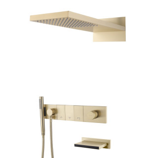 Boheme ZODIAC Душевая система с изливом Gold