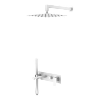 Boheme 474-MW душевая система Qubic, белая