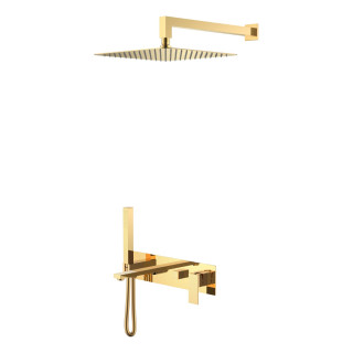 Boheme 474-G душевая система Qubic Gold