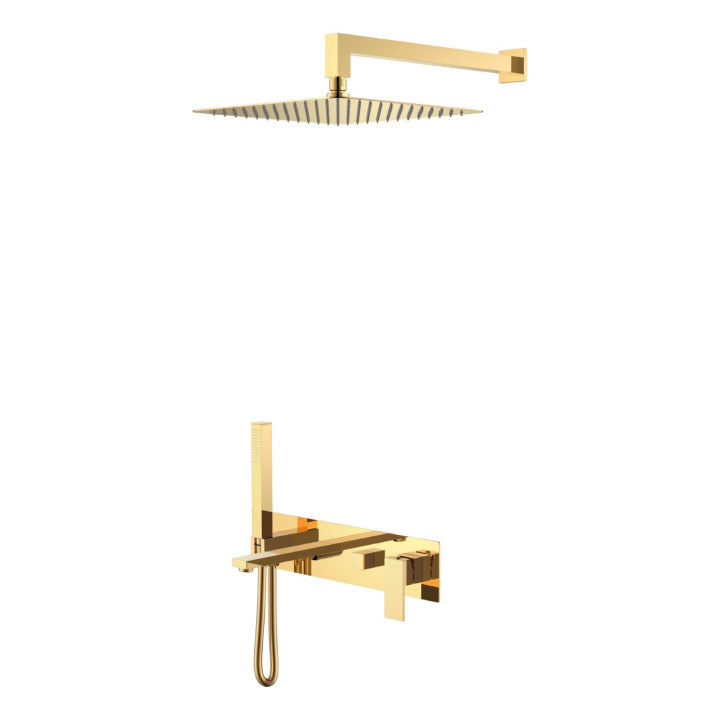 Boheme 474-G душевая система Qubic Gold