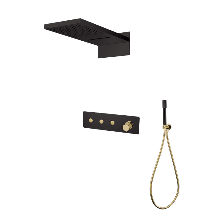 Boheme Fusion 130-BG душевая система Black