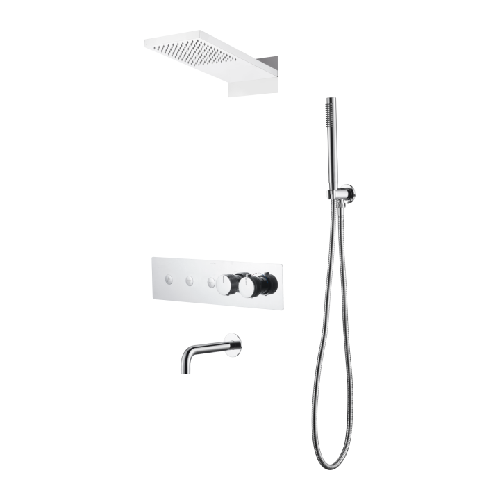 Boheme 131-2-CR душевая система с изливом, хром