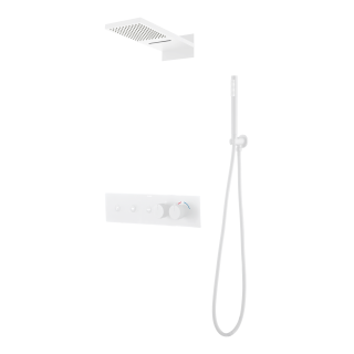 Boheme Fusion Душевая система термостатическая White