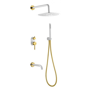 Boheme Uno Душевая система с изливом White