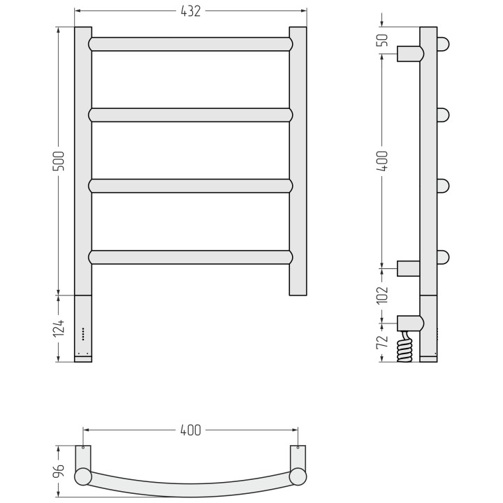 Полотенцесушитель Сунержа Галант 3.1, 020-6000-5040