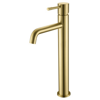 Boheme Uno Смеситель для раковины высокий Matt Gold