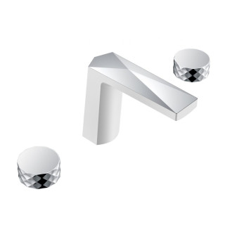Boheme Venturo DIAMOND Смеситель для раковины стандартный W (белый глянец)