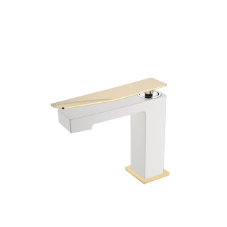 Boheme Q 2 Смеситель для раковины низкий W (белый глянец)