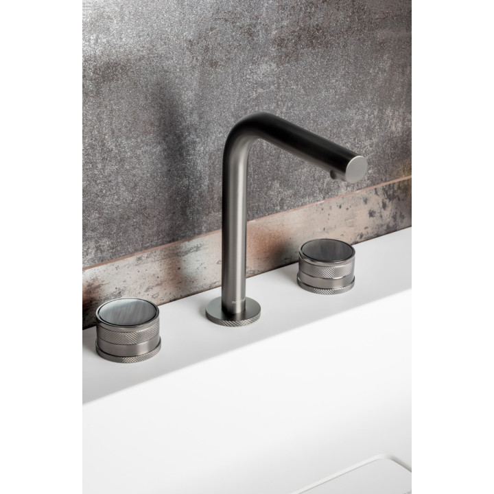 Boheme 152-GM-PR смеситель для раковины, 3 отверстия