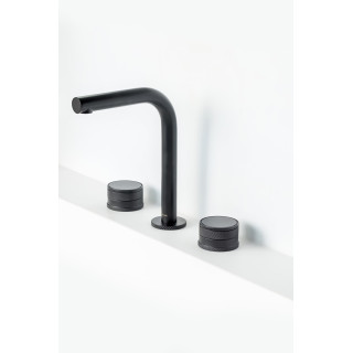 Boheme PRESTIGE Смеситель для раковины стандартный на 3 отверстия Black