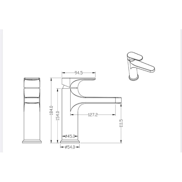 Boheme 451-B смеситель для раковины скрытый