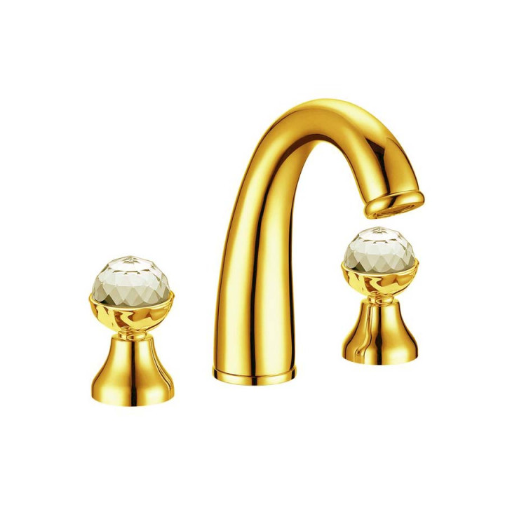 Смеситель Boheme 337 для раковины Gold