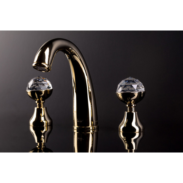 Смеситель Boheme 337 для раковины Gold