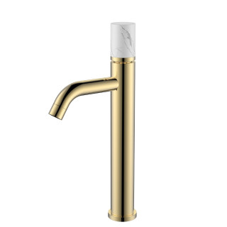 Boheme Stick Смеситель для раковины высокий Gold