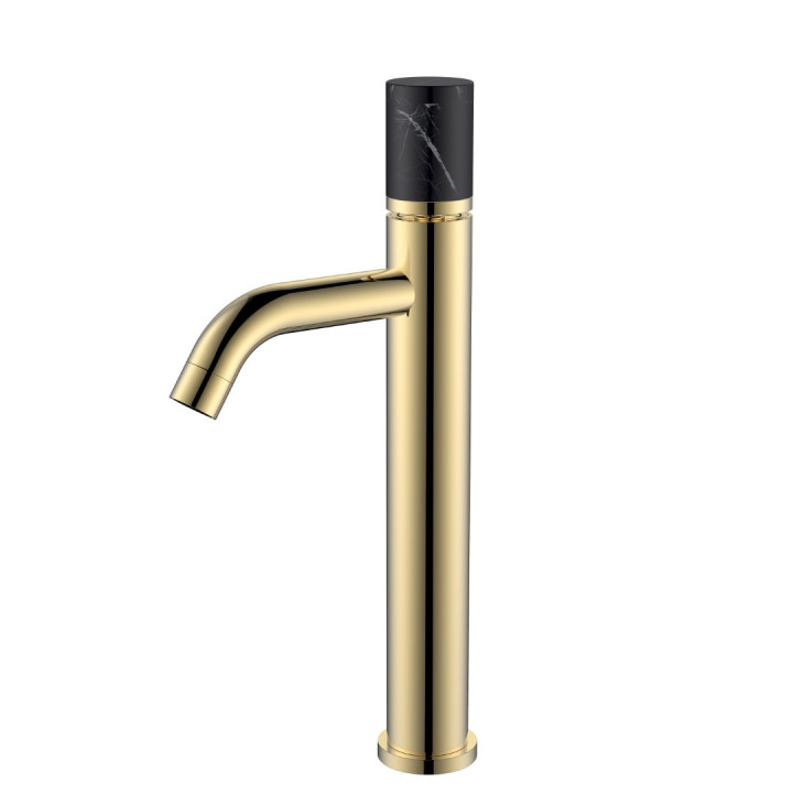 Boheme 122-G-MR-BLACK смеситель Gold высокий