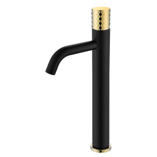 Boheme Stick DIAMOND Смеситель для раковины высокий Black