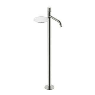 Boheme Stick SPIRALE Смеситель напольный для раковины Nickel Brush