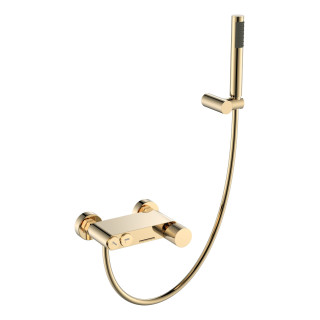 Boheme Stick DIAMOND Смеситель настенный для ванны Matt Gold