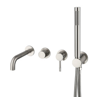 Boheme Uno Смеситель встраиваемый для ванны Nickel Brush