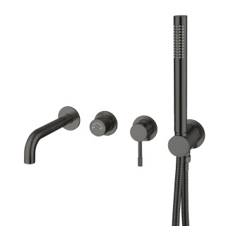 Boheme Uno Смеситель встраиваемый для ванны Gun Metall