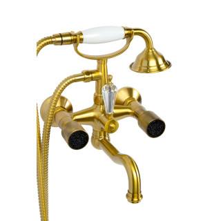 Boheme Royal Cristal Смеситель настенный для ванны Bronze