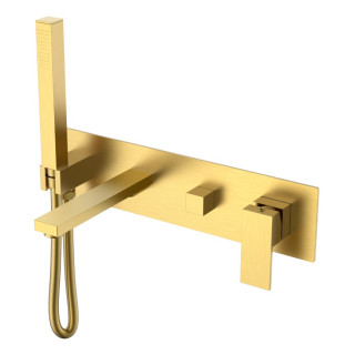 Boheme 474-2-MG Qubic смеситель ванна Matt Gold